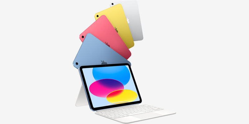 iPad i flere farger