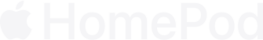 Apple white HomePod logo