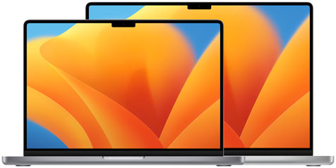 Apple MacBook pro 14 and 16