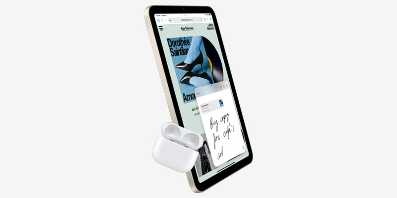 iPad and AirPods