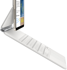 iPad Air festet til Magic Keyboard