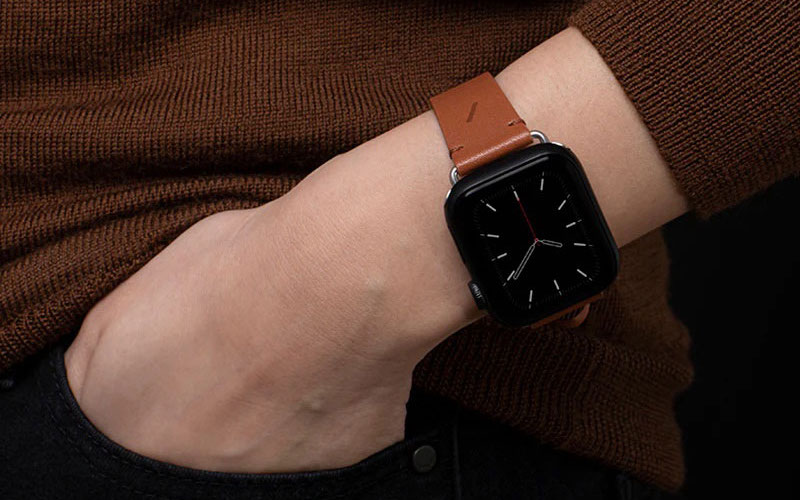 Arm with Apple Watch on